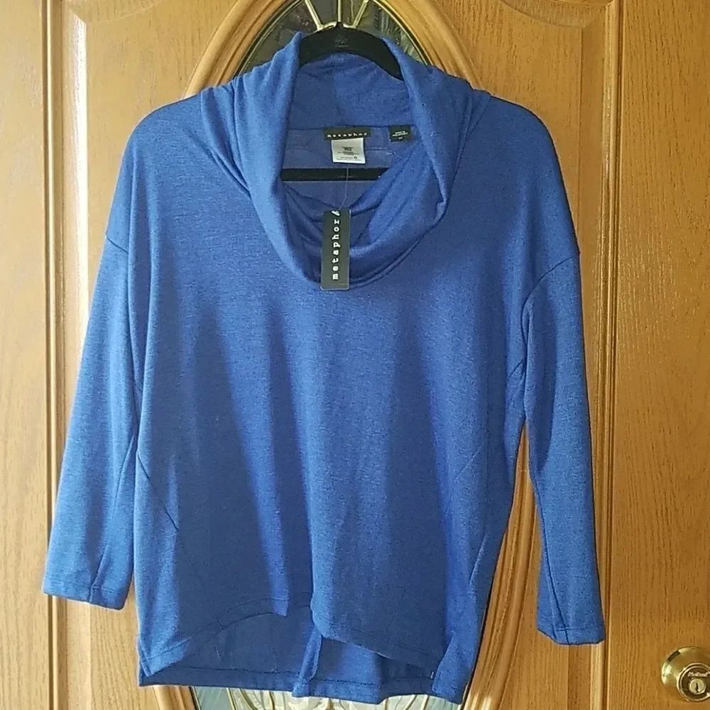 Metaphor blue top Sz S  NWT